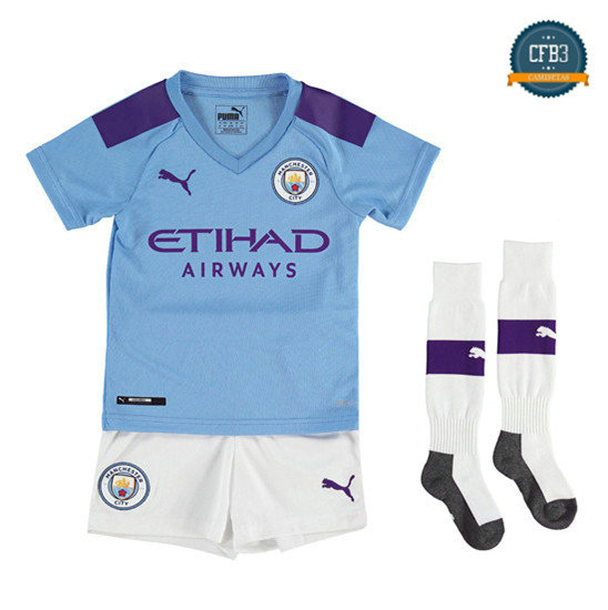 Camiseta Manchester City Niños 1ª Equipación 2019/2020