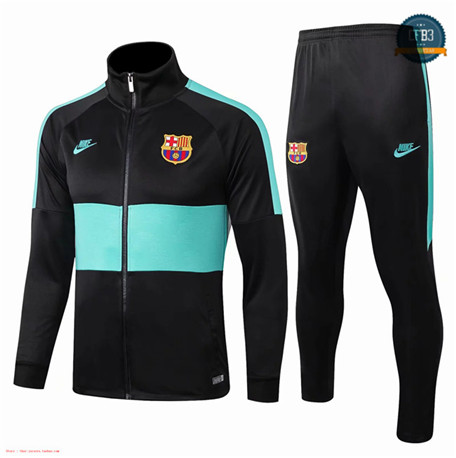 Chaqueta Chándal Q10 Barcelona Equipación Negro 2019/2020