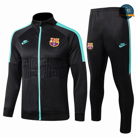 Chaqueta Chándal Q11 Barcelona Equipación Negro 2019/2020