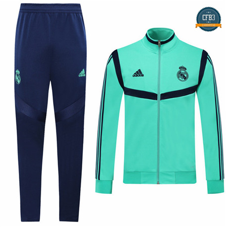 Chaqueta Chándal Q19 Real Madrid Equipación Verde/Azul 2019/2020