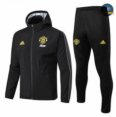 Rompevientos Sombrero Q37 Manchester United Equipación Negro 2019/2020