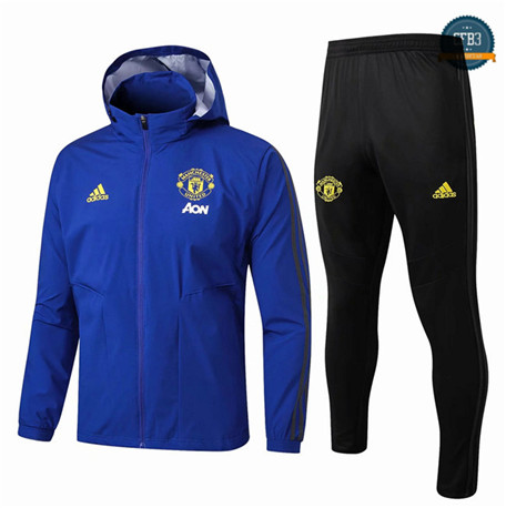 Rompevientos Sombrero Q38 Manchester United Equipación Azul/Negro 2019/2020