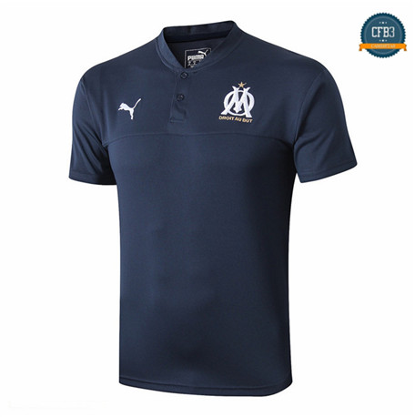 Camiseta Entrenamiento Q66 Marsella Equipación Azul Oscuro 2019/2020 Cuello V