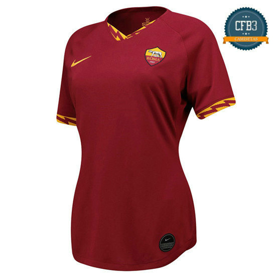 Cfb3 Camisetas AS Roma Mujers 1ª 2019/2020