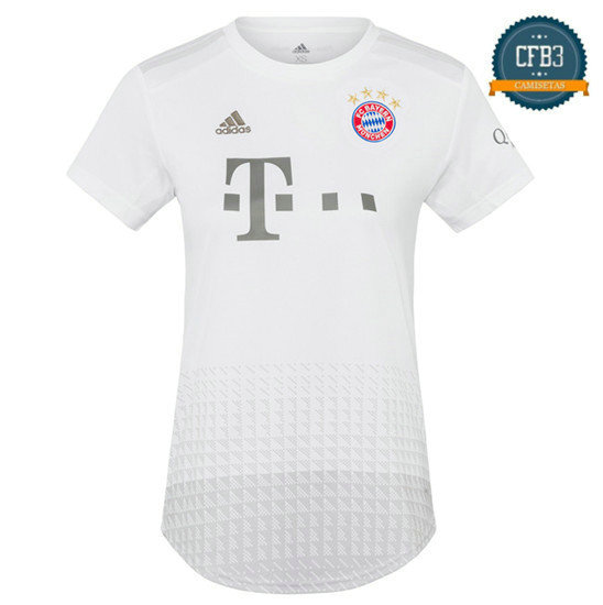 Cfb3 Camisetas Bayern Munich Mujer 2ª Blanco 2019/2020