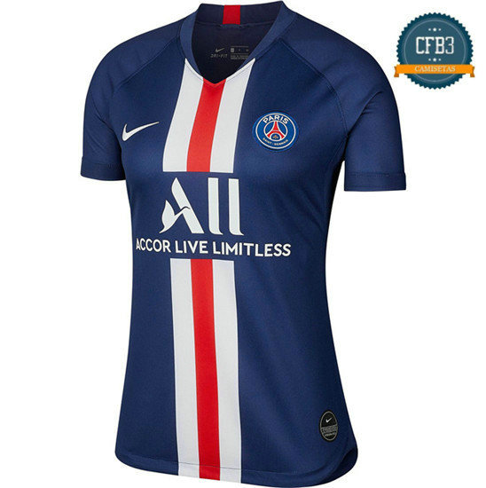 Cfb3 Camisetas PSG Mujer 1ª 2019/2020