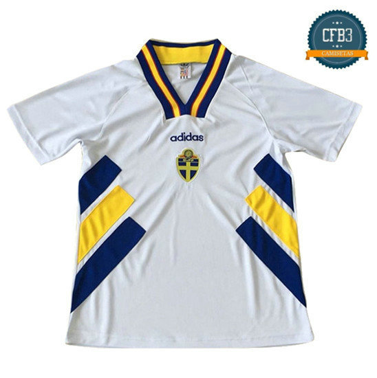 Cfb3 Camisetas Retro Suecia Blanco 1994