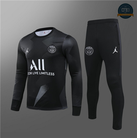 Cfb3 Camisetas B044 - Chandal Niños PSG Negro 2019/2020