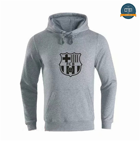 Cfb3 Camisetas B057 - Sudadera con Capucha Barcelona Gris 2019/2020