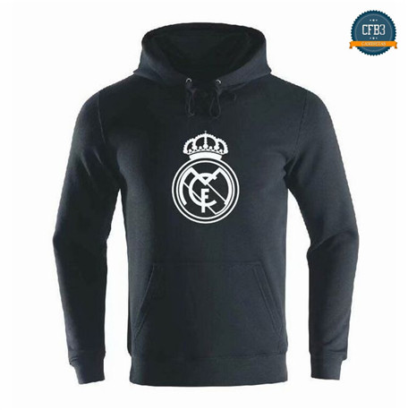 Cfb3 Camisetas B066 - Sudadera con Capucha Real Madrid Negro 2019/2020