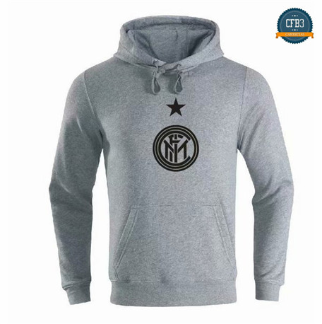 Cfb3 Camisetas B097 - Sudadera con Capucha Inter Milan Gris 2019/2020