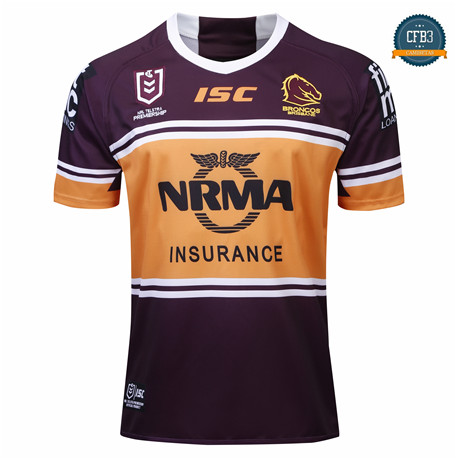 Cfb3 Camiseta Rugby Brisbane Broncos 1ª 2019/2020