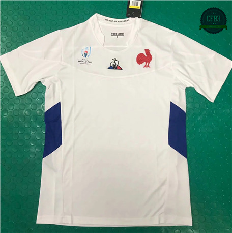 Cfb3 Camiseta Rugby Francia Copa Mundial 2019/2020 Blanco