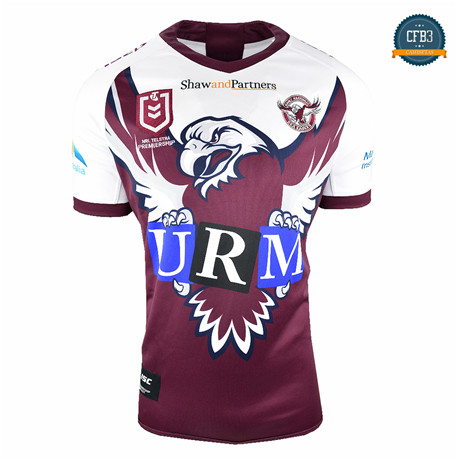 Cfb3 Camiseta Rugby Manly Warringah Sea Eagles Edición Hero 2019/2020