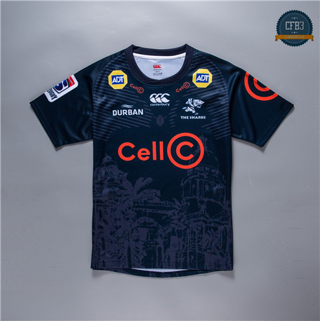 Cfb3 Camiseta Rugby Black Sharks 1ª 2019/2020