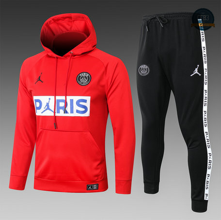 Chandal Niños sudaderas de futbol PARIS PSG Jordan Rojo/Azul/Blanco 2020/2021