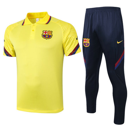 Entrenamiento Barcelona POLO + Pantalones Amarillo 2020/2021