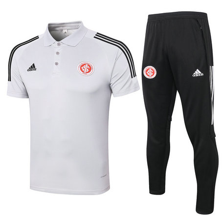 Entrenamiento SC Internacional POLO + Pantalones Gris Claro 2020/2021