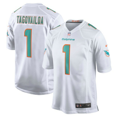 Camiseta Tua Tagovailoa, Miami Dolphins - Blanco