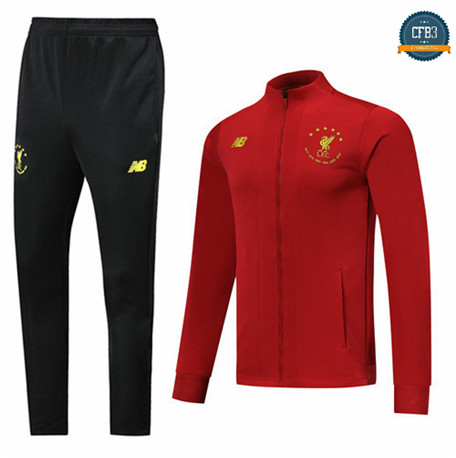 Cfb3 Chaqueta Chandal Liverpool 6 Times Ed Signature Rojo/Negro 2019/2020