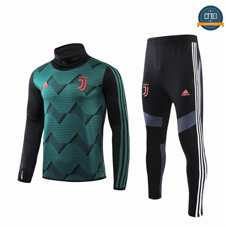 Cfb3 Chandal Juventus Negro/Verde Cuello alto 2019/2020