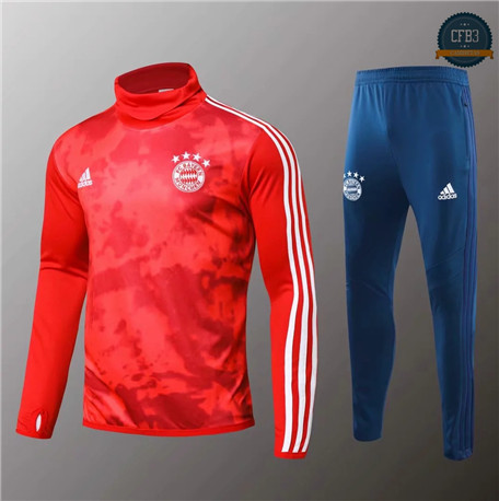 Cfb3 Chandal Niños Bayern Munich Rojo Cuello alto 2019/2020