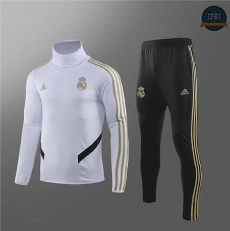 Cfb3 Chandal Niños Real Madrid Blanco Cuello alto 2019/2020