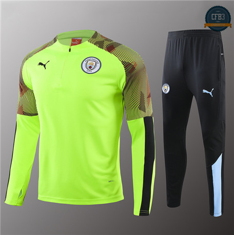 Cfb3 Chandal Niños Manchester City Verde claro/Negro 2019/2020