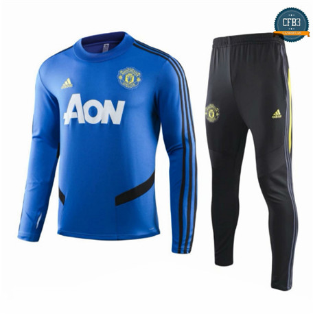 Cfb3 Chandal Niños Manchester United Azul/Negro 2019/2020