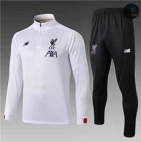 Cfb3 Chandal Niños Liverpool Blanco/Negro 2019/2020