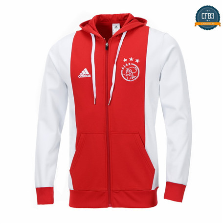 Cfb3 Sudadera con capucha Bayern Munich Rojo/Blanco 2019/2020