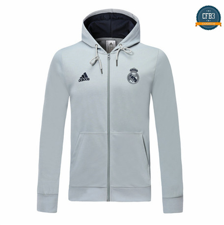 Cfb3 Sudadera con capucha Real Madrid Gris claro 2019/2020