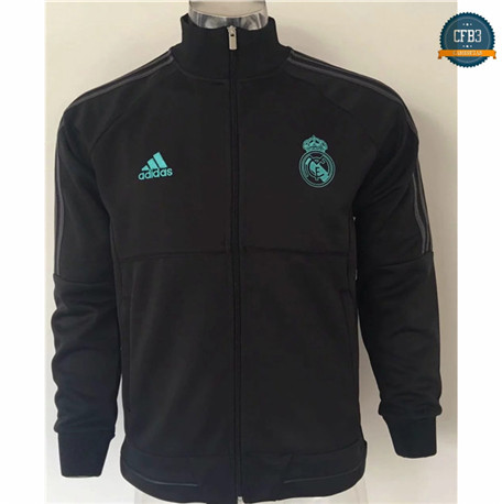 Cfb3 Chaqueta Real Madrid Negro/Banda verde 2019/2020