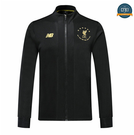 Cfb3 Chaqueta Liverpool 6 estrellas Edición Commemorative Negro 2019/2020