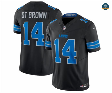 Cfb3 Camiseta Amon-Ra St. Brown, Detroit Lions - negro