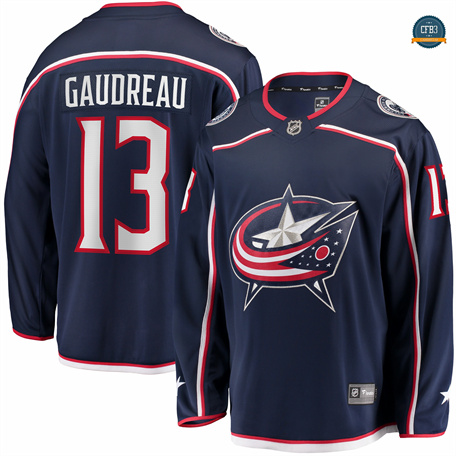 Cfb3 Camiseta Johnny Gaudreau, Columbus Blue Jackets - Navy