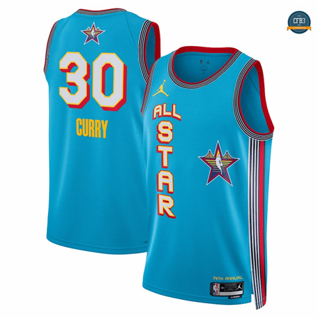 Cfb3 Camiseta Stephen Curry - 2025/26 All-Star Azul claro