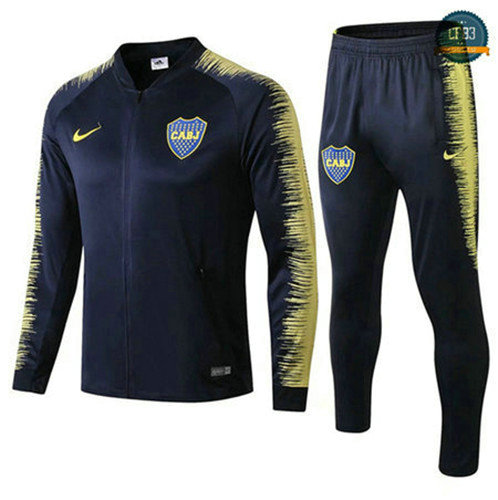 Chaqueta Chándal Boca Juniors Azul Oscuro 2018/2019 Presion De Acero