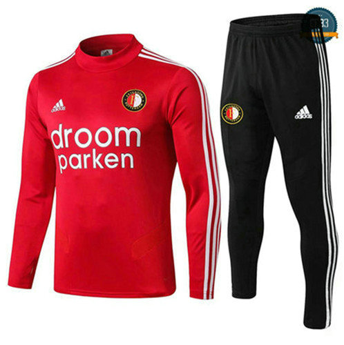 Chándal Feyenoord Rojo + Pantalones Negro 2019/2020
