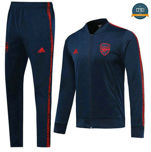 Chaqueta Chándal Arsenal Azul Oscuro 2019/2020 Cuello Bajo