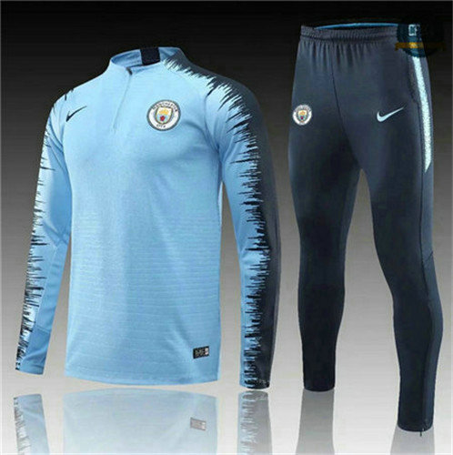 Chándal Manchester City Azul Claro 2018/2019 Presion De Acero