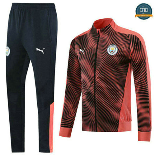 Chaqueta Chándal Manchester City Rosa/Negro 2019/2020