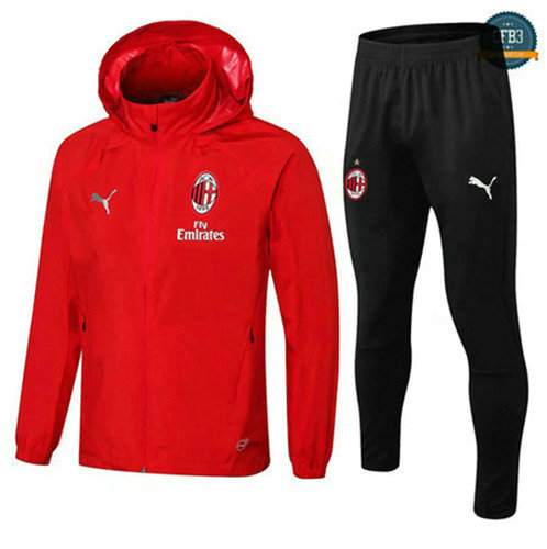 Chaqueta Rompevientos Sombrero AC Milan Rojo 2018/2019