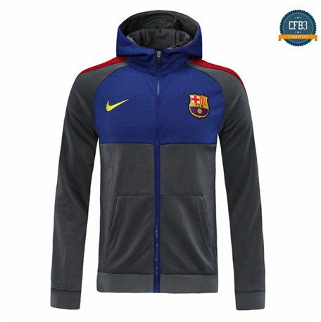 Cfb3 Chaqueta Sombrero Barcelona Gris/Azul 2020/2021