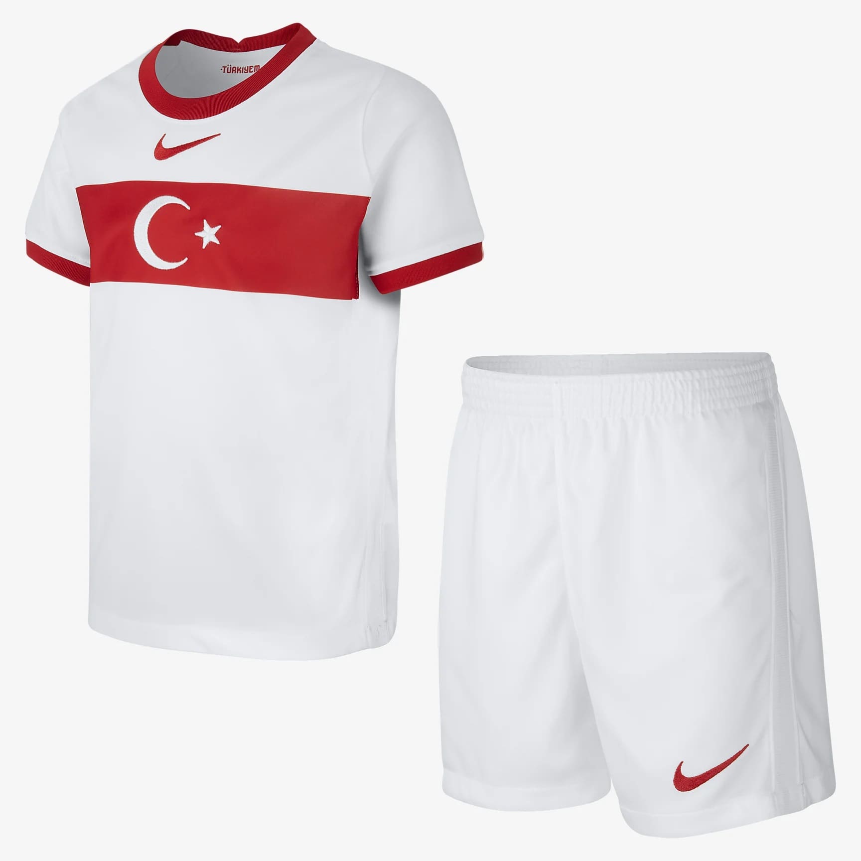 Camiseta Turquía 1ª Equipación Niños 2020
