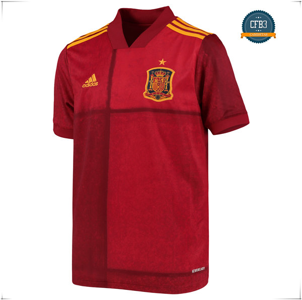 Camiseta España 1ª Equipación Blanco EURO 2020